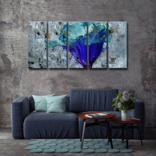 Ready2Hangart 'Painted Petals Lx' 5-Piece Canvas Wall Art Set