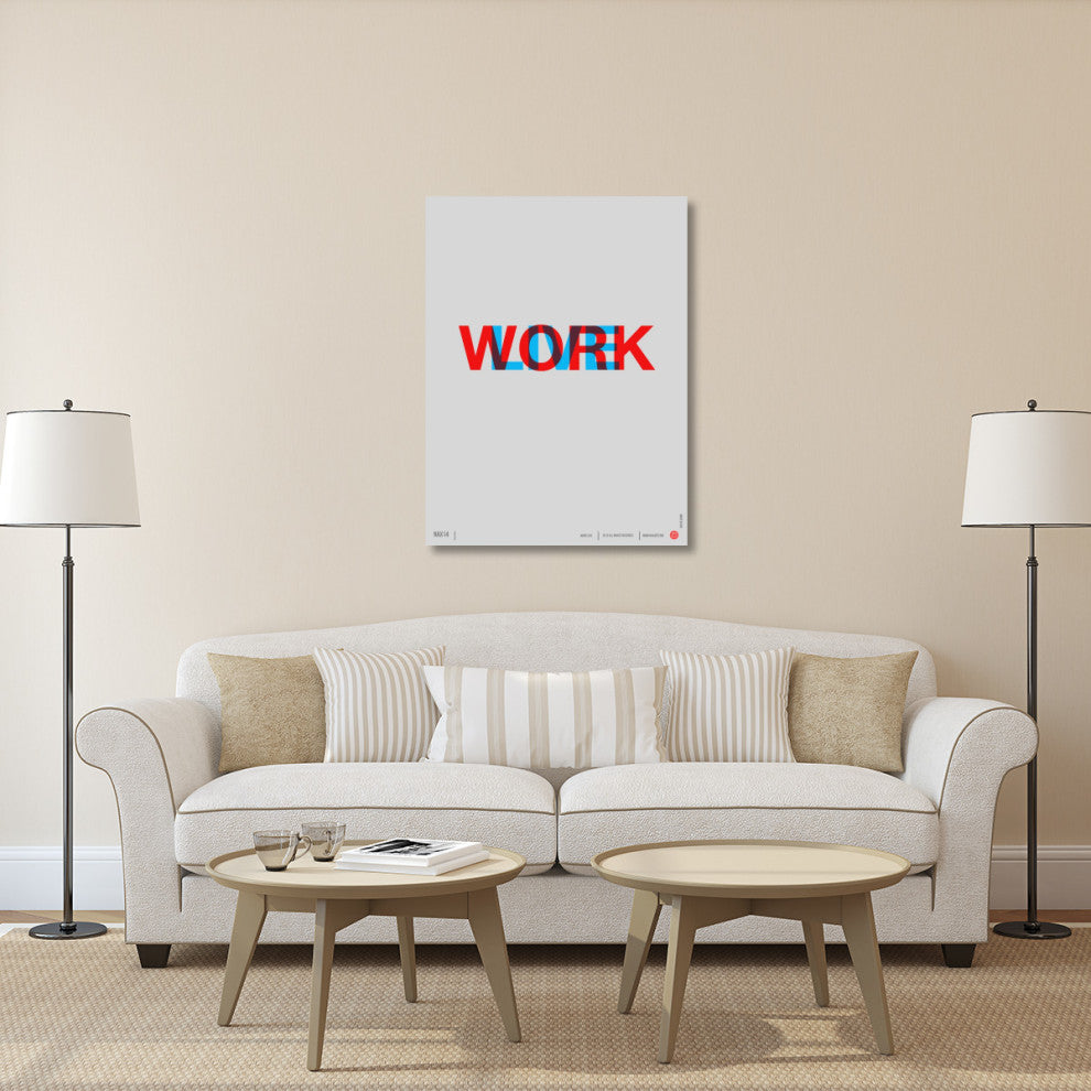 "Live Work" Poster Fine Art Print