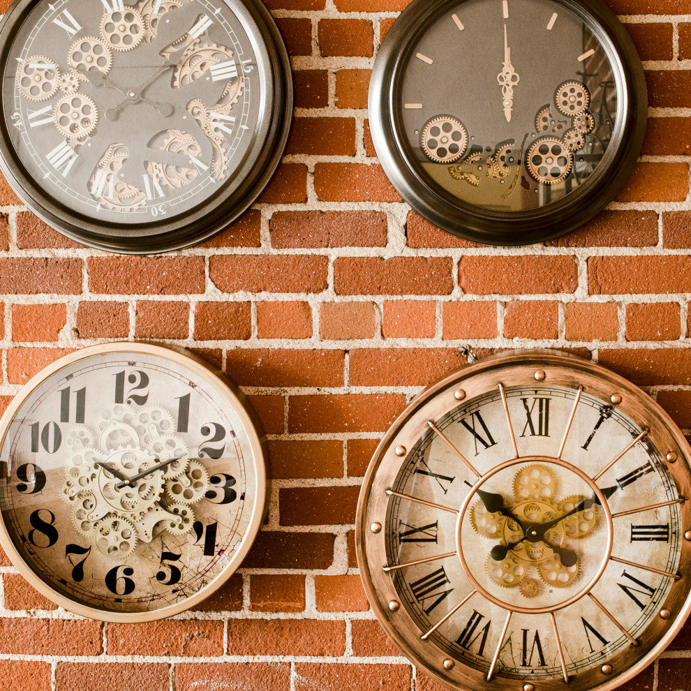 Paris II Gear Clock