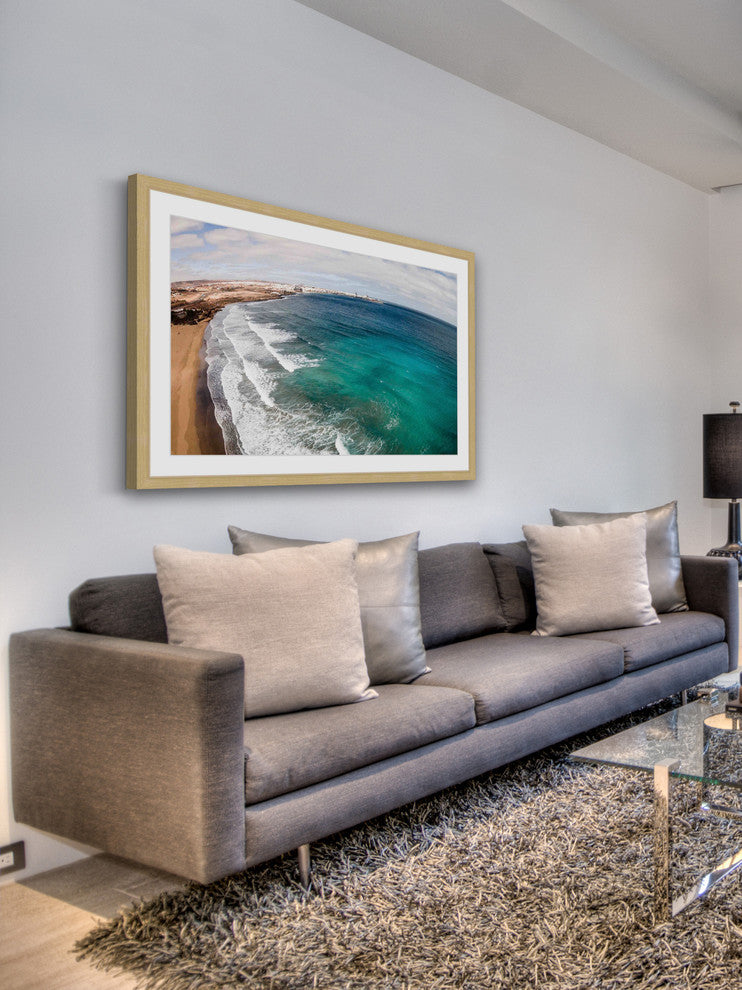"Wave After Wave" Framed Print by Karolis Janulis