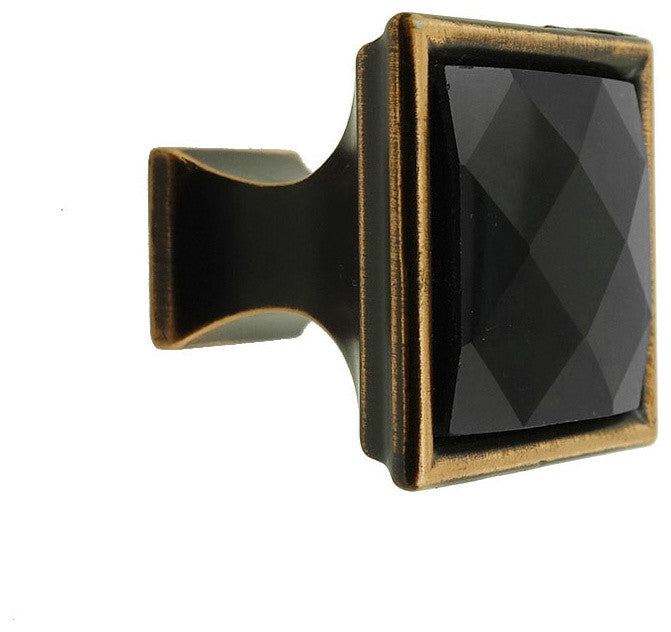 MultiFaceted Black Onyx Oil Rubbed Bronze Madison Classic Knob