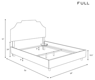 Full Bed, Zuma White
