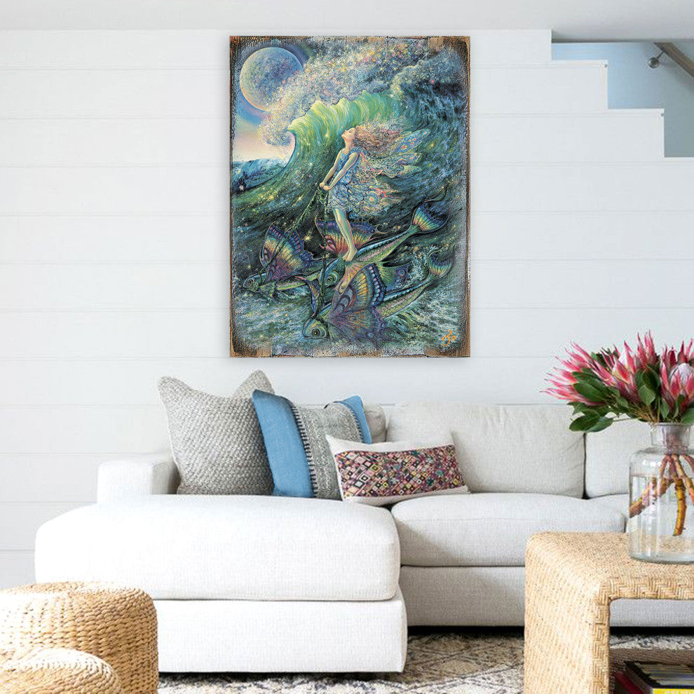 Surfers Dream Wall and Table Top Wooden Decor, 36x24