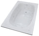 Caravaggio 48 x 72 Rectangular Whirlpool Jetted Drop-In Bathtub with Left Drain
