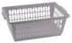 Small Plastic Storage Organizing Basket, 32-1188, Gray