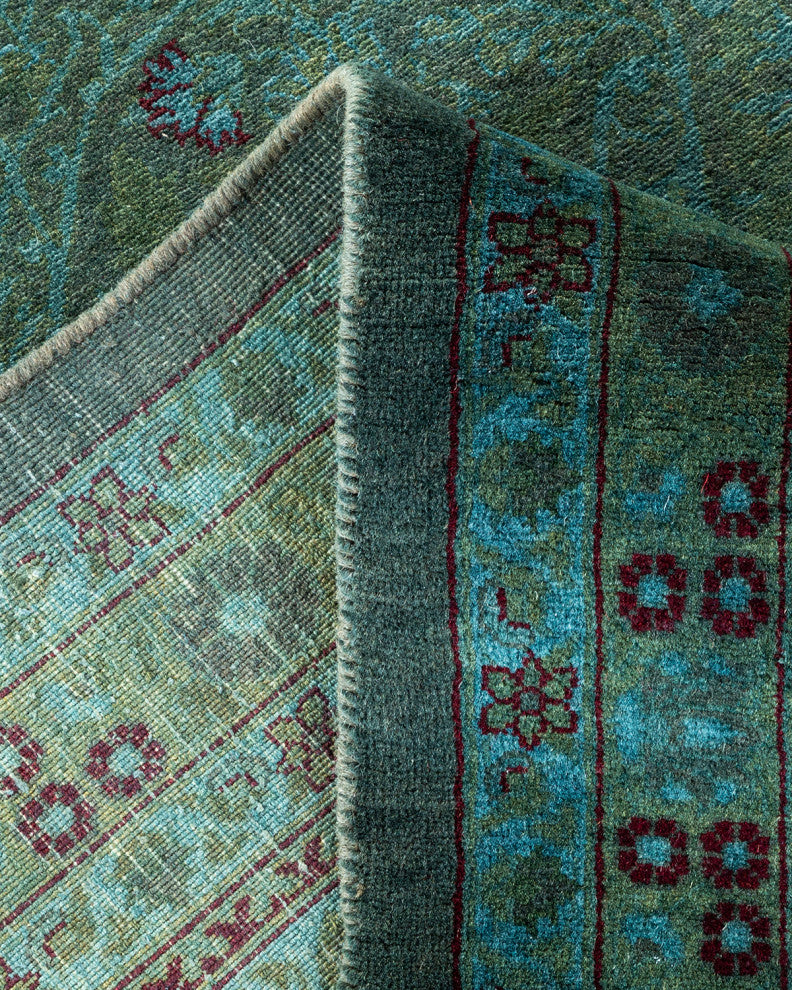 Fine Vibrance, One-of-a-Kind Handmade Area Rug Gray, 17'9"x9'1"