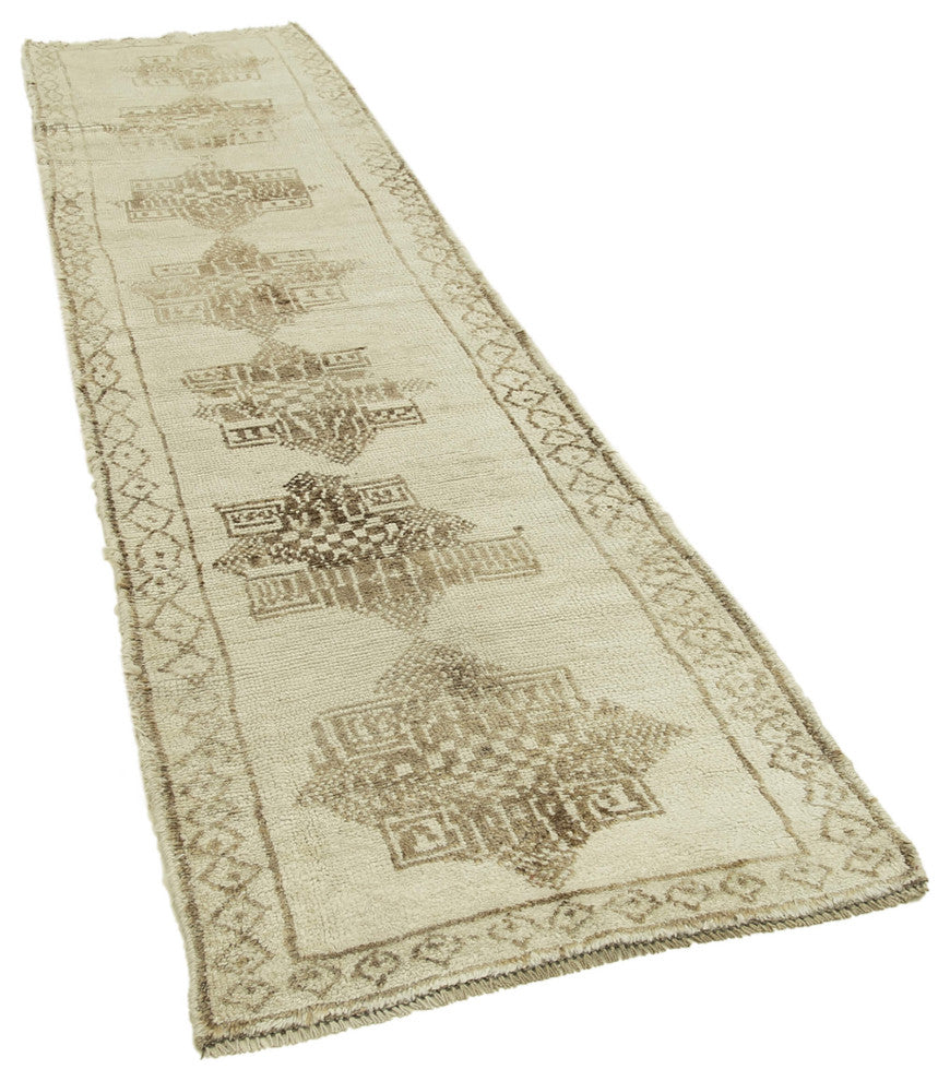 Rug N Carpet - Handwoven Oriental 2' 9" x 11' 5" Vintage Runner Rug