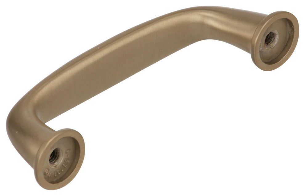 Kane 3" Center-to-Center Golden Champagne Cabinet Pull