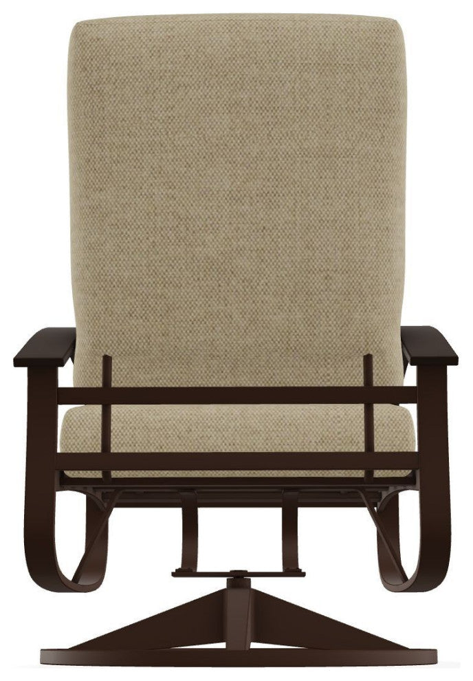 Belle Isle Cushion Outdoor Swivel Rocker, Blend Sand Pat/Kona