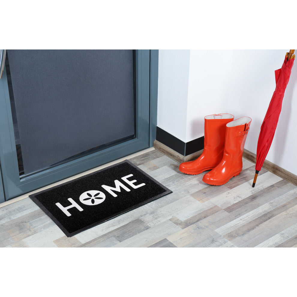 Outdoor Door Mat Home PVC 24"�x16"� Black