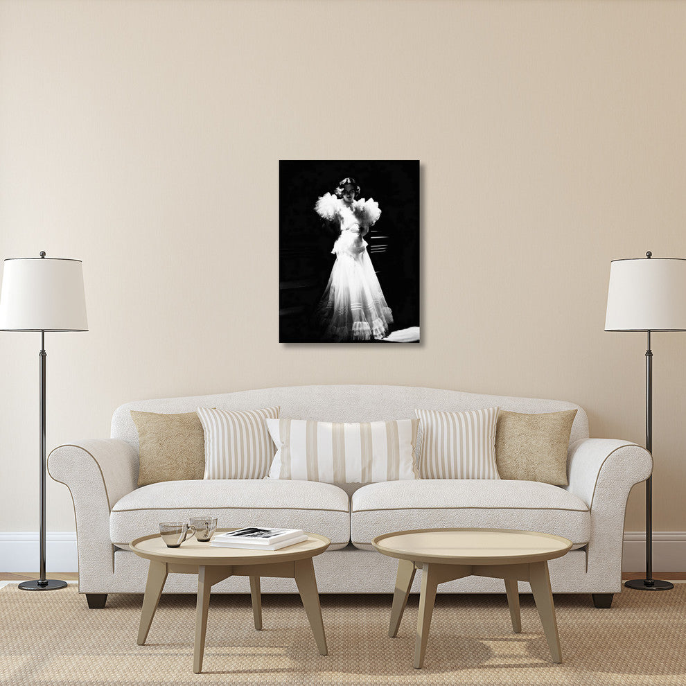"Joan Crawford" Stretched Canvas Giclee by Hollywood Photo Archive, 31x40"