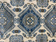 Ivory / SILVER Traditional Classic Kazak Collection Area Rug
