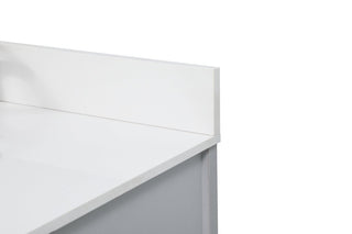 Home Living 19" Farmhouse Grey-Light Bathroom Vanity