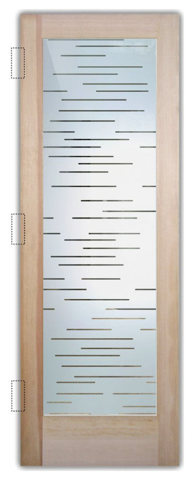 Interior Prehung Door or Interior Slab Door - Finer Lines - Douglas Fir...