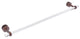 Pacific Beach 30" Shower Door Towel Bar with Dotted Accents, Antique Copper