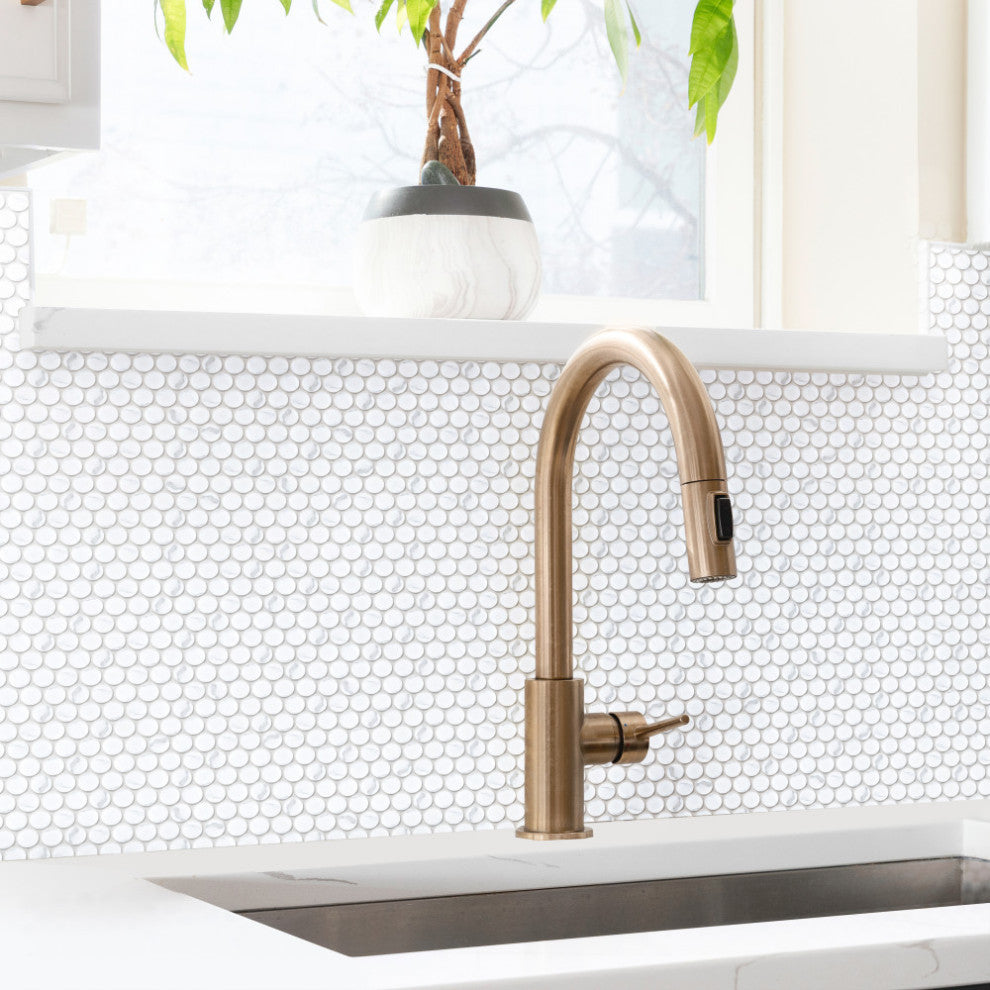 Merola Tile Carrione Penny Porcelain Floor and Wall Tile Sample