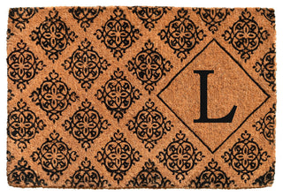 Regency Monogram Doormat, 24"x36"x1.5", L