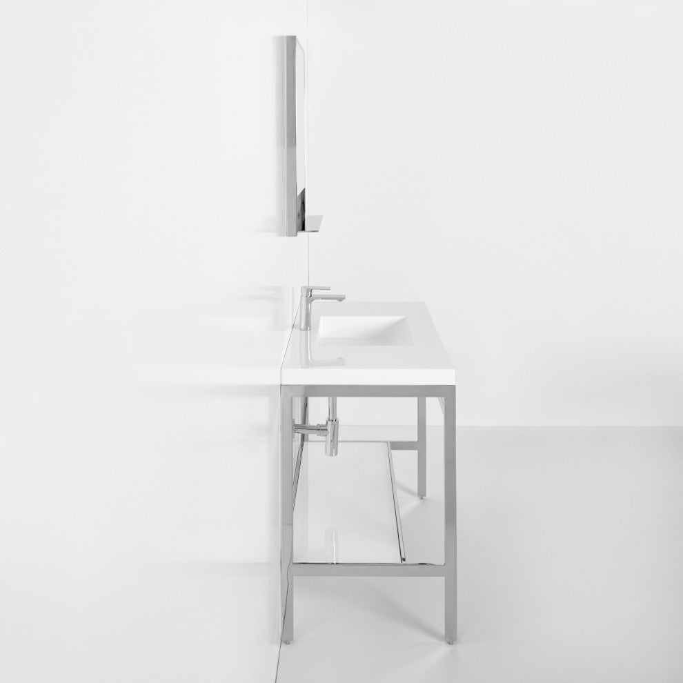 C 36.25" Single Bathroom Vanity With Mirror