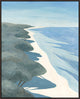 Sunday Morning, 31.25"x39.25", Espresso Natural Wood Gallery Floater