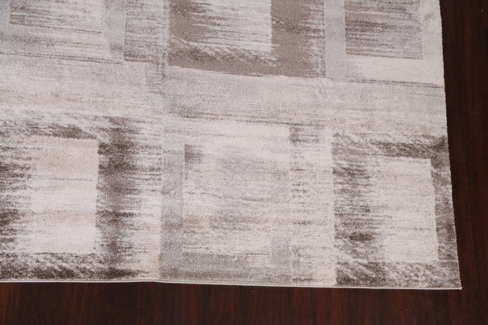Geometric Transitional Oriental Turkish Rug Contemporary Carpet 10x10
