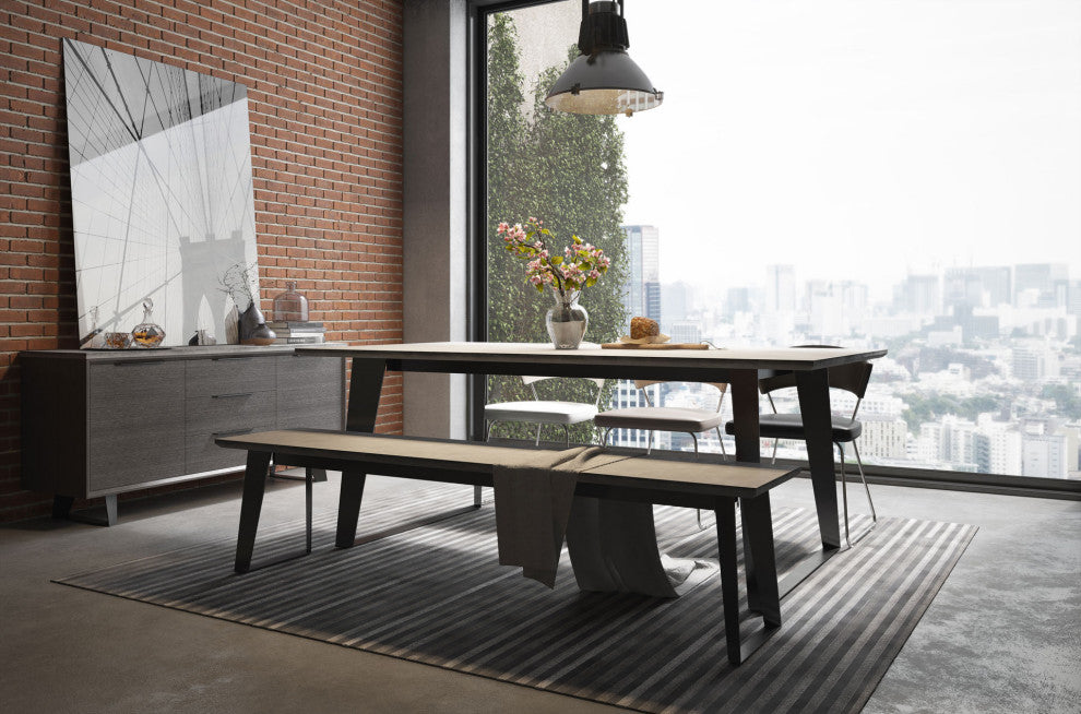 Amsterdam Dining Table, Gray Concrete