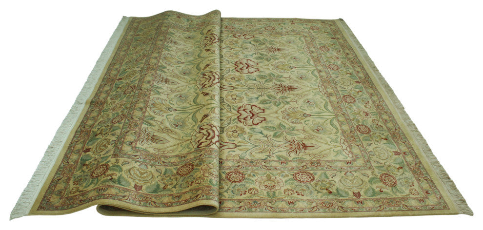 Pak-Persian Darylene Gold/Green Rug, 7'11x10'1