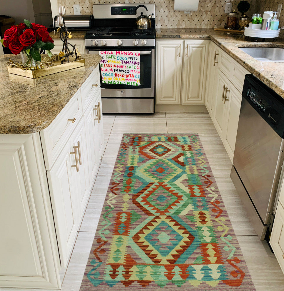 Sangat Kilim Alison Purple Runner
