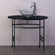 George Kovacs P6100-BK, Sink Clear Glass With Black