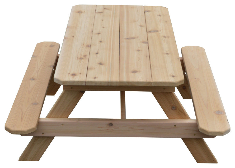 Cedar Kid's Picnic Table, Unfinished
