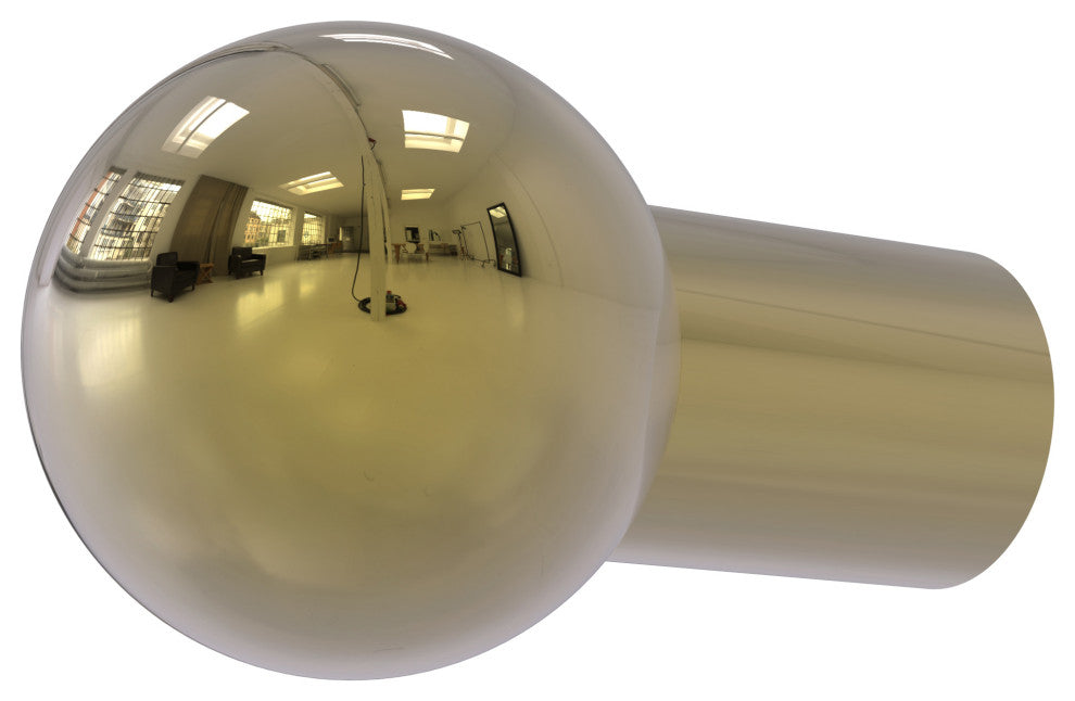 1-1/4" Cabinet Knob, Unlacquered Brass