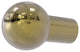 1-1/4" Cabinet Knob, Unlacquered Brass