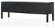 Isador Media Console, Black Wash Poplar