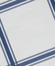 Windowpane Plaid Geometric Print Napkin, Cadet, Set of 4