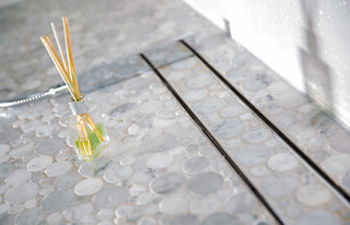 SereneDrains Offset Side Linear Shower Drain Brushed Stainless Steel Tile Insert, 30inch