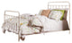 Benzara BM123719 Modern Full Size Metal Platform Bed, White