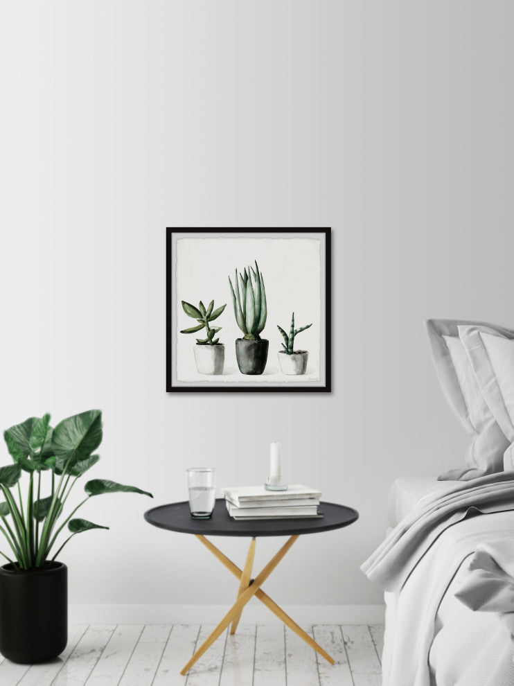 "Bring Nature Indoors" Framed Painting Print, 12x12