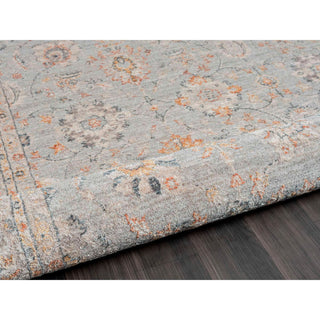 Manor Sarouk Area Rug - Silver, 3'x4'11"