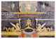 "Wall Fragment, Bulls Head, Winged Sea Monsters" Paper Art, 38"x26"