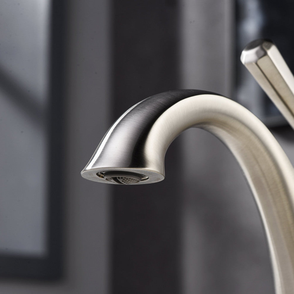 Ultra Faucets UF3521X Single Handle Bathroom Faucet, Brushed Nickel