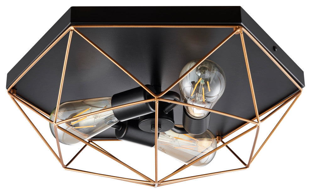 Genesis 3 Light 16.93' Diamter Flushmount Mount Ceiling Fixture