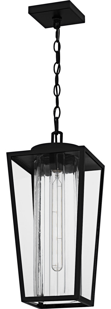 Quoizel JET1909 Jett 9"W Outdoor Mini Pendant - Matte Black