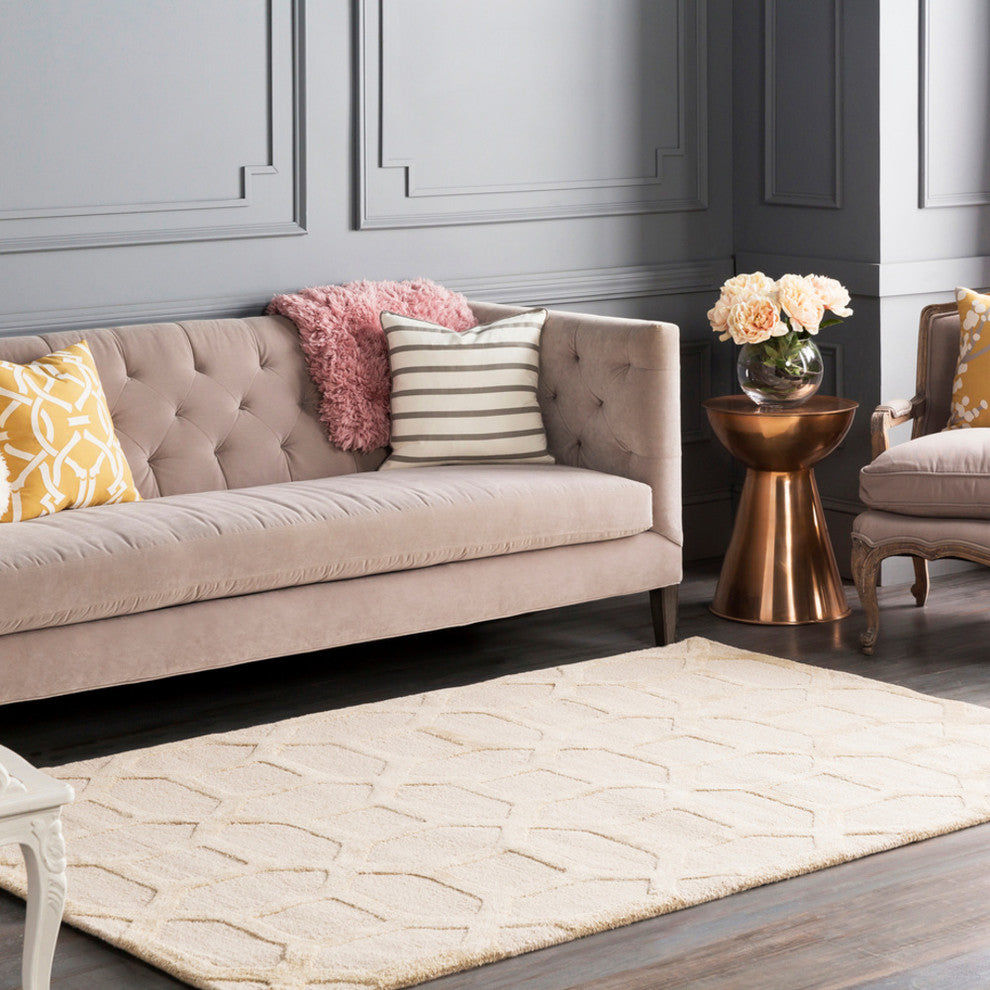 Arise Transitional Khaki Area Rug, 2'x3'