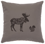 Image Pillow 16x16 Close to Nature Cotton Chrome
