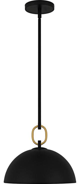 Quoizel CEO1812 Cleo 12"W Pendant - Matte Black