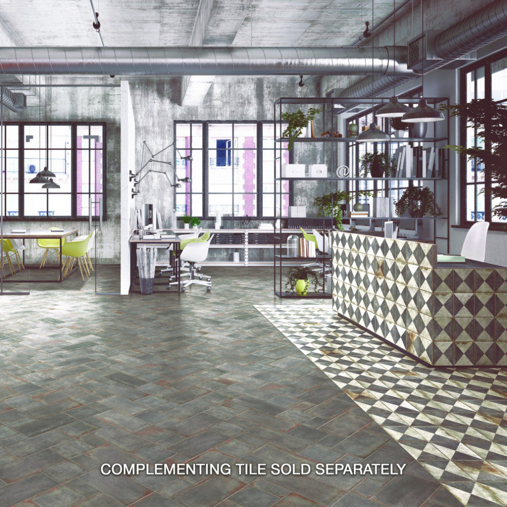 D'Anticatto Decor Porcelain Floor and Wall Tile, Triangoli