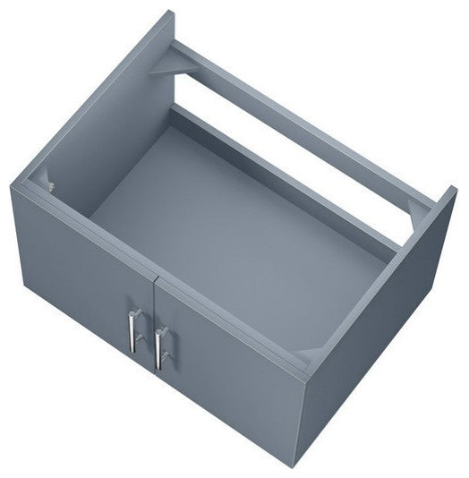 Geneva Transitional Dark Grey 30" Vanity Cabinet Only