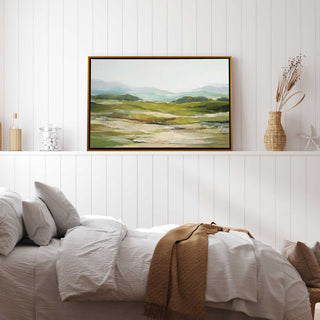 "Loyal Daydreamers" - A Serene Valley Scene for Modern Home Decor
