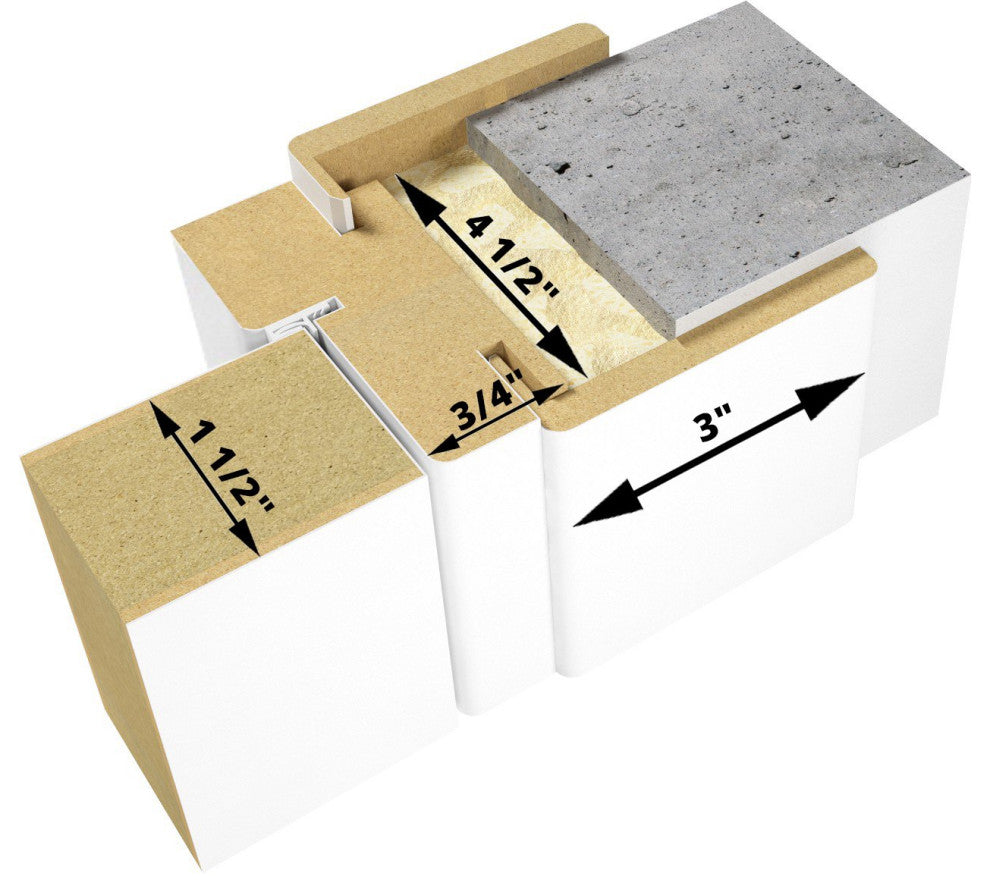 Interior French Double Doors / Mela 7001 Matte White /Modern Doors -84x80