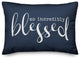 So Incredibly Blessed Outdoor Lumbar Pillow