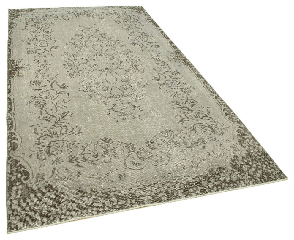Rug N Carpet - Handwoven Anatolian 5' 1" x 9' 2" Vintage Overdyed Area Rug